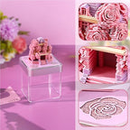 3d Calendar 2027,Hand Tear DIY Art 3d Calendar,Perfect Combination Of Artistic And Practical Design With Lights,Suitable For Note Taking,Decorative Ornaments,Holiday Gifts (Rose Manor) - Image 3