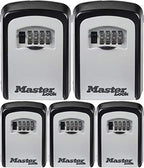 Master Lock Set Your Own Combination Wall Mount Lock Box, 5 Key Capacity, Black 5401EC (Pack of 5) by Unknown