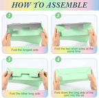 Pasimy 25 Pcs Cardboard Magazine File Holder Magazine Organizer Book Bin - Image 3