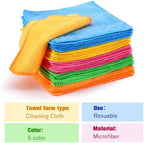 Tanlade 50 Pcs Dry Erase Cloth,6 X 6 Inch,Green/Blue/Yellow/Pink/Orange - Image 3