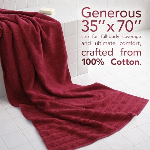 American Soft Linen 100% Cotton Luxury Turkish Towels, 2PC 35x70 Bath Sheet - Image 2