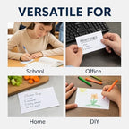 WritePads Index Cards Bulk, 2400 Flash Cards (24 Packs of 100), Wide Ruled Notecard, Blank Back Note Cards, Lined Flashcards for Studying School Home and Office, Made in USA (4x6) - Image 5