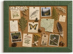 16x20 Boho Decorative Bulletin Board for Home Office Wall Decor,Sage Green by FOLKOR