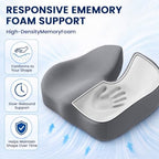 Seat Cushion, XL Large Memory Foam Cushion for /Office Chair/Car/Wheelchair - Image 3