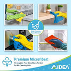 AIDEA Microfiber Cleaning Cloth-400PK, Microfiber Towels for Cars, 12"×12" - Image 7