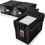 BCW Short Comic Book Bin, Holds 150 Comics Each, Black, 10 Pack by BCW