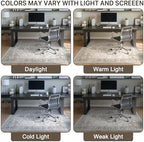 48"x72" Office Chair Mat for Hardwood Floor, Non-Slip Washable Taupe - Image 6
