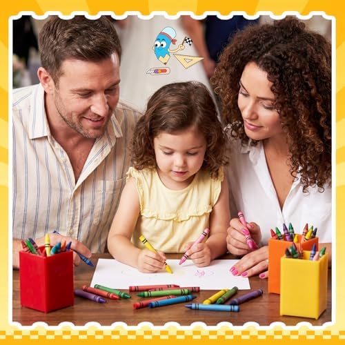 Sherr 24 Pack Pencil Cups Crayon Holders Rainbow Acrylic Organizer, Bright - Image 6