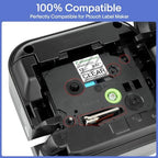 GREENCYCLE 10 Pack Compatible for Ptouch TZe-131 TZ-131 1/2" 12mm 0.47 inch Laminated Label Tapes Black on Clear Used in Ptouch PTD210 PT-D200 PTD600 D400 PTH110 Label Makers - Image 2