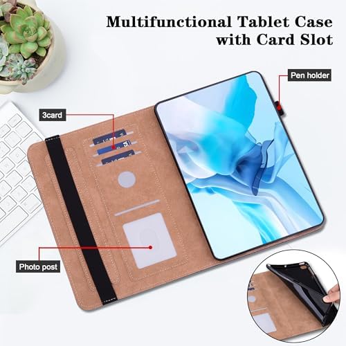 Case for 7" Kindle Paperwhite 12th Generation 2025/2024 & Kindle Colorsoft Signature Edition, Multi-Angle Viewing PU Leather Case with Card Slot for Kindle Paperwhite 2025 - Silver Flower - Image 4