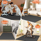 KMAT Office Chair Mat, 46x60in Heavy Duty Hardwood/Tile Floor Protector, Floor Mat Computer Desk Mat for Rolling Chairs, Work, Study, Office, Black - Image 6