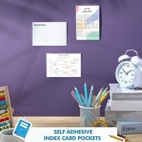 Outus 120 Pcs Self Adhesive Shop Ticket Holders, 6 x 4 Inch - Image 6