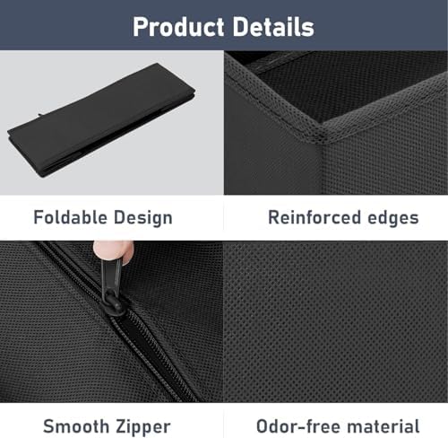 DIMJ Drawer Organizer Clothes Storage - 26 Pack Baby Dresser Organizer for Nursery, Small Fabric Closet Drawer Organizer Bins for Underwears Socks, Foldable Storage Dividers Organization for Bedroom - Image 6