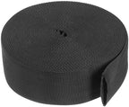 HARFINGTON Nylon Protective Hose Sleeve 1.2" ID 33FT Cable Cover Black by HARFINGTON