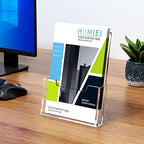 HIIMIEI Brochure Holder 8.5 x 11 inches, Acrylic Flyer Holder with 2 Pack - Image 5
