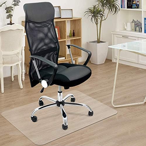 Azadx Large Chair Mat for Hardwood Floor 48 x 59'', Clear Office Chair Mat - Image 2
