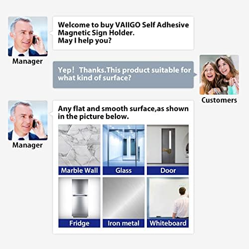 11"x 17" Self Adhesive Magnetic Sign Holder, Double Sided Window Magnetic Display Frame with Clear PVC and Strong Magnetic for Office/Store/Door/Glass/Refrigerator Display Frame(Black, 5Pack) - Image 7