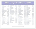 AT-A-GLANCE® FLIP-A-WEEK® 2027 Weekly Desk Calendar Refill, Small, 5.5" x 7" Page (Pack of 12) - Image 5