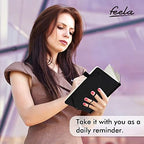 5 Pack Journal Notebook Bulk for School, Feela Hardcover Business Notebooks Classic Ruled Lined Journals with Pen Holder for Work Note Taking, with 5 Black Pens, 120 GSM, 5.1”x8.3”, A5, Black - Image 6