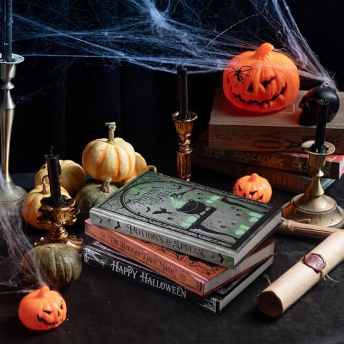 3 Pcs Halloween Decorative Books Dark Magic Potion Spells Decor - Image 6