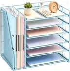 gianotter 6-Tier Paper Organizer With Magazine Holder by gianotter