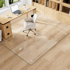 48" x 72" Tempered Glass Chair Mat for Carpet & Hard Floors - Image 2