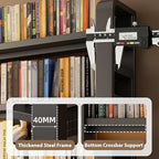 Desk Shelf - Includes a Pegboard and a Free 31-Piece Storage Accessory Set, Desk Hutch, Adjustable Hutch for Home Office Dorm (4-Tier Black Frame + Black Board 29.5×9.8×48.5") - Image 7