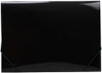 JAM PAPER Accordion Folders - 13 Pocket Plastic Expanding File - Legal Size - 10 x 15 - Black - 2/Pack by JAMPaper