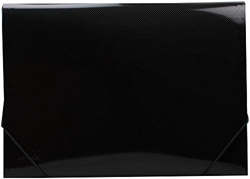 JAM PAPER Accordion Folders - 13 Pocket Plastic Expanding File - Legal Size - 10 x 15 - Black - 2/Pack by JAMPaper