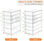 DOMNIU Acrylic Makeup Drawer Storage Organizer with 22 Drawers, 4 Set - Image 2