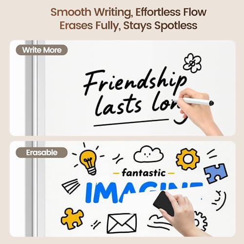 36" x 24" Magnetic Dry Erase Whiteboard with Aluminum Frame - Image 6