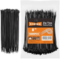 8 Inch Black Zip Ties 5000 Pack Cable Ties 35 LBS by Eletoo