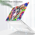 Tuiklol for 2026 2025 2024 2023 MacBook Air 15 inch Case Model M5 A3448 M4 A3241 M3 A3114 M2 A2941 Hard Shell Case for MacBook 15.3'' Cover, Lion - Image 4