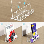 NIUBEE Acrylic Brochure Flyer Menu Pamphlet Holder Display Stand 8.5 x 11 - Image 3