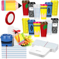 Qinyoung Back to School Teacher Gift Set, Plastic Cups, 12 Sets, Line by Qinyoung
