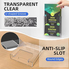 5 Pack 6 X 9 Inch Acrylic Brochure Holder Wall Mount, Pamphlet Holder Wall Mount, Clear Plastic Brochure Display Stand, Literature Flyer Holder Rack For Pamphlets, Mail , Magazines, Booklets Hold - Image 6
