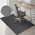 Sycoodeal Chair Mat,36" x 48" Office Chair Mat for Hardwood and Tile Floor, Heavy Duty Floor Protector for Rolling Chairs,Non-Slip,Computer Mat for Home Office(Grey) by SYCOODEAL