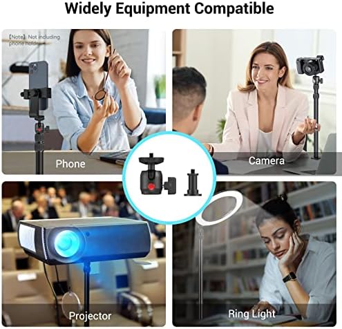 SMALLRIG Camera Mount C Stand, 15"-35" Adjustable Desk Clamp Table Tripod - Image 2