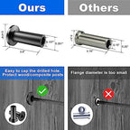 BLIKA 80 Pack 1/8" Black Stainless Steel Protector Sleeves - Image 4