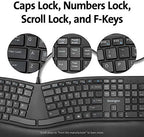 Kensington Pro Fit Ergonomic Wired Keyboard- Black (K75400US) - Image 6