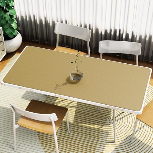 Chihein 51” x 24” Cork & PU Leather Desk Mat (Black) - Large Mouse Pad, Double Sided Waterproof Desk Pad Protector for Gaming, Office, Home - Image 7