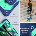 Scnioy for Galaxy Tab A11+ Plus / A9+ Case 11 Inch 2025/2023, Navy Mint - Image 3