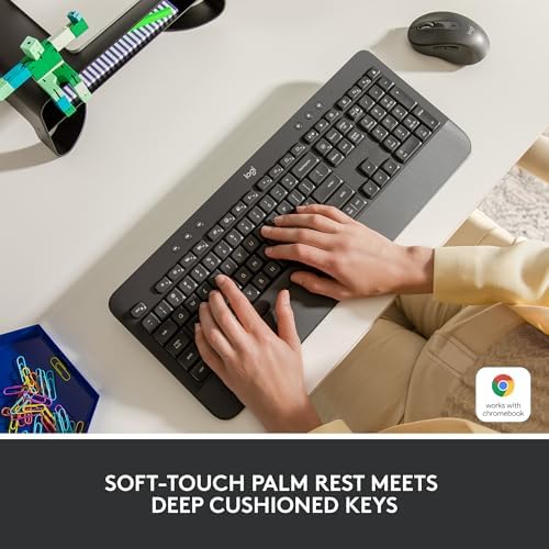 Logitech Signature K650 Comfort Full-Size Wireless Keyboard - Graphite - Image 2
