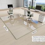 [Tempered Glass] 48" x 80" Glass Office Chair Mat for Carpet - Image 6