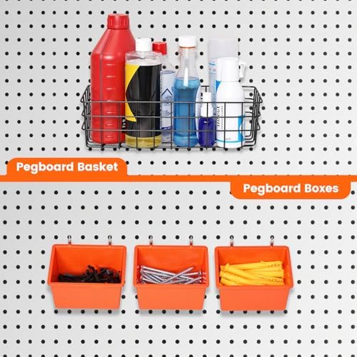 ENJOYWOOD155 PCS Pegboard Organizer Accessories Kit Hooks Assortment - Image 7