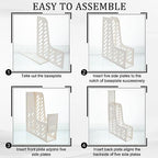 Glenmal 12 Pack Magazine File Holder Organizers Vertical Desk, White - Image 4