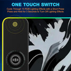 TARKARI 15W Magnetic Wireless Charging RGB Mouse Pad, 800x300mm Ink Splash - Image 4