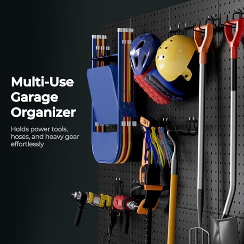 INCLY 24 Pack 1/4" Pegboard Drill Holder Tool Utility Hooks - Image 3