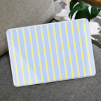 MEEgoodo 4-in-1 Printed Case for MacBook Neo 13 inch 2026 Release Model A3404, Laptop Hard Shell Cases with Keyboard Skin & Screen Protector & Webcam Covers, Yellow&White Stripes - Image 6