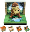 3D Calendar 2027,Time Piece Calendar 2027 With LED Lights,3D Art Calendar Memo Pad,Cute Sea Otter Desktop Decoration,Tear-Away 3D Paper Art Notepad,Christmas Gift,New Year Gift (Cute Sea Otter) by WelcomeHOTOYMDS%EF%BC%81